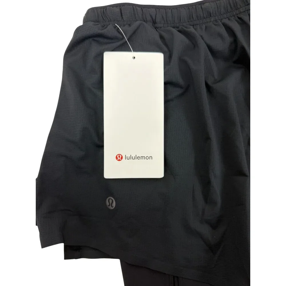 Lululemon Athletic High-Rise Running Shorts Mesh Shell 2